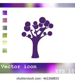 Tree with circle