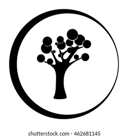 Tree with circle