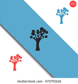 Tree with circle