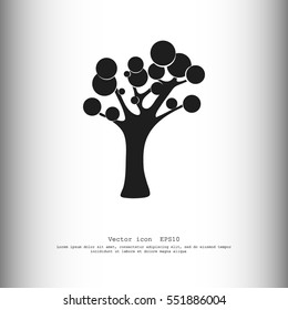 Tree with circle