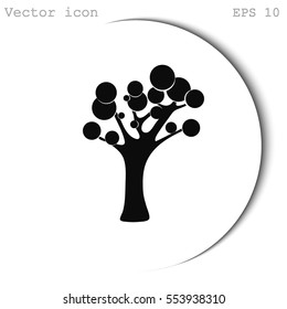 Tree with circle