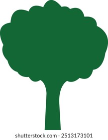 Diseño del arte del Clip del árbol en el fondo aislado transparente blanco llano para la tarjeta, camisa, sudadera con capucha, sudadera, ropa, etiqueta, taza, icono, cartel o insignia