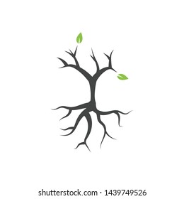 Tree clip art graphic design template vector isolated