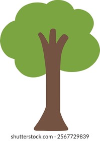 Tree clipart on transparent background