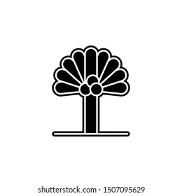Tree, coconut icon. Simple glyph, flat vector of tree icons for ui and ux, website or mobile application