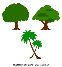 Tree. Collection of design elements. Business icon.