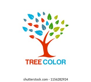 Tree Color Logo Template