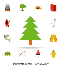 tree colored illustration icon. Camping icons universal set for web and mobile
