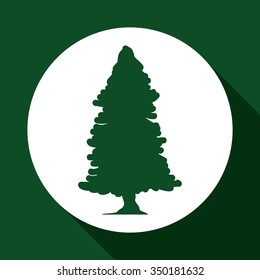 Tree concept with eco icons design, vector illustration 10 eps graphic.