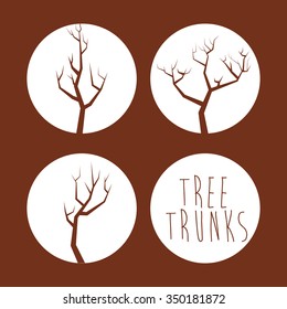 Tree concept with eco icons design, vector illustration 10 eps graphic.