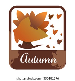 Tree concept with eco icons design, vector illustration 10 eps graphic.