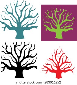 Tree concept four shapes
