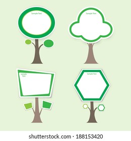 Tree concept vector