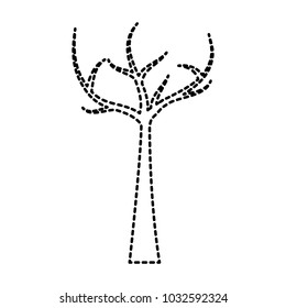 tree with dead branches dry ecology