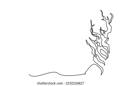  tree  dead naked leafless witheredline drawing