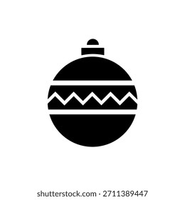 Icono de la decoración del árbol o Ilustración vectorial aislada del símbolo de la muestra del logotipo - iconos negros del vector del estilo de la alta calidad