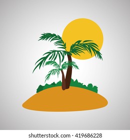 Tree design. eco concept. natural  icon, editable vector