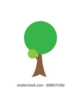 tree design flats. tree vector design