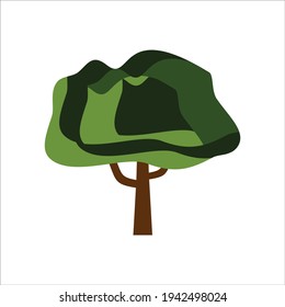 Tree design isolated on white EPS 10 background.