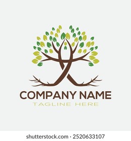 Tree Design vector art illustration.