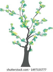 Tree design of vector. flat design.