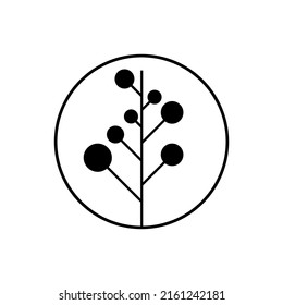 tree diagram decision tree icon. vector illustration isolated on white background.