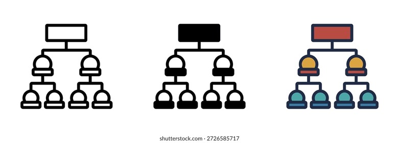 Tree Diagram is a hierarchical visualization illustrating relationships between parent and child data nodes.