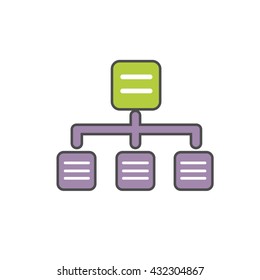 Tree Diagram Icon