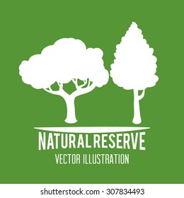Tree digital design, vector illustration 10 eps graphic