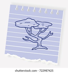 tree doodle