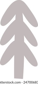 Tree Doodle Icon Vector Illustration