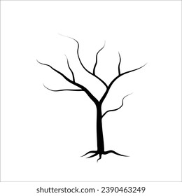 Tree drawign stock vector illustration