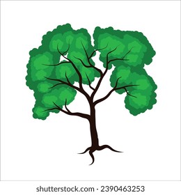 Tree drawign stock vector illustration