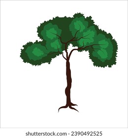 Tree drawign stock vector illustration