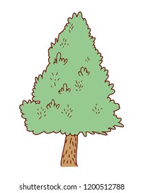Tree drawing cartoon