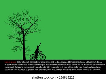 tree dry natural design over white background