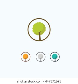 Tree, ECO, Green, Plants, Trees, Flower, Floral Logo design
