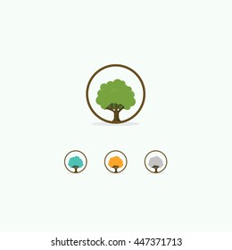 Tree, ECO, Green, Plants, Trees, Flower, Floral Logo design