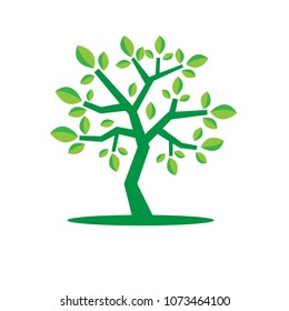 Tree Eco Logo Stock Vector (Royalty Free) 1073464100 | Shutterstock