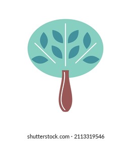 tree ecology nature icon flat