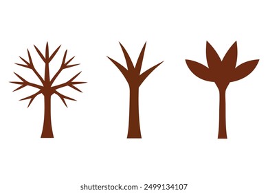 Tree ecology symbol icon vector illustration design. Tree without leaves vector logo. Tree without leaves terrible branches.