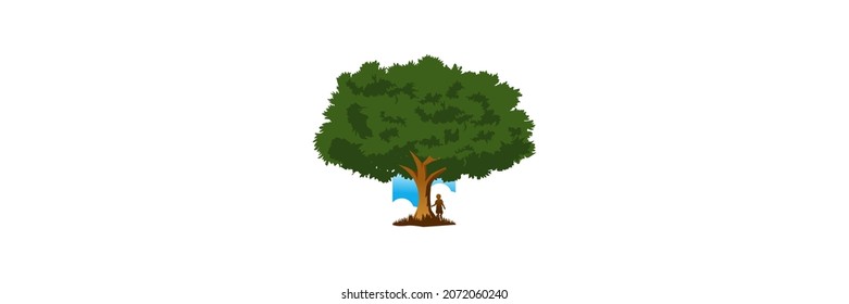 tree education logo design vector abstract