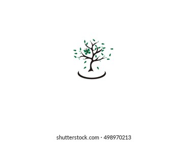 tree element vector icon logo