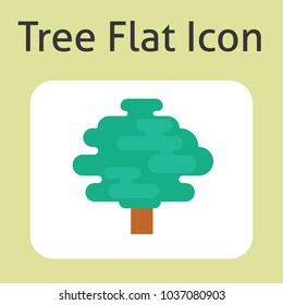 Tree Flat Icon