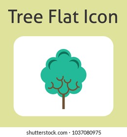 Tree Flat Icon