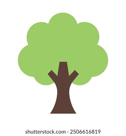 Tree Flat Icon Design For Personal nad Commercial Use