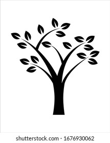 icono plano de árbol,icono de diseño de mejor ilustración vectorial.