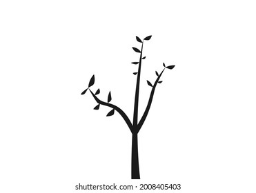 Tree Flower Icon Three Branch