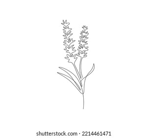 Árbol en ilustración de dibujo de línea de flores