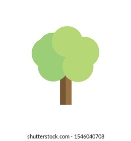 tree forest environment green energy icon vector illustration